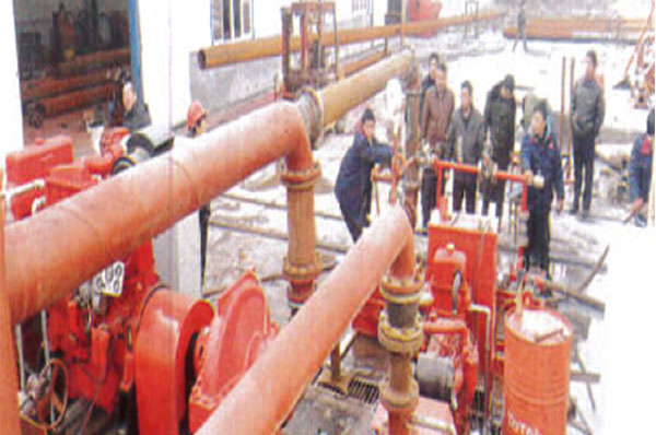 水幕噴頭性能參數(shù)試驗